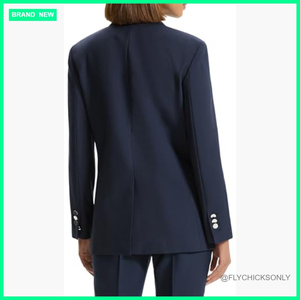 Recycled Polyester Wool Boxy Double Breasted Blaz… - image 2